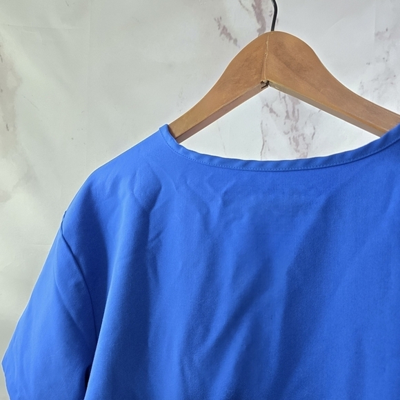 FIGS Shirt Mens XL Blue Leon Three Pocket Scrub Top 1473 Technical Collection - Picture 6 of 11